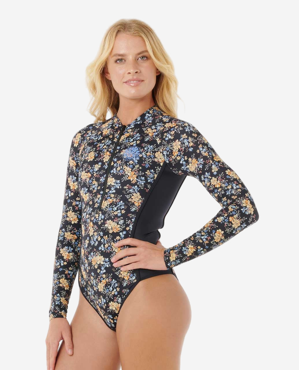 Womens Pacific Rider Front Zip Long Sleeve UPF50 Surfsuit