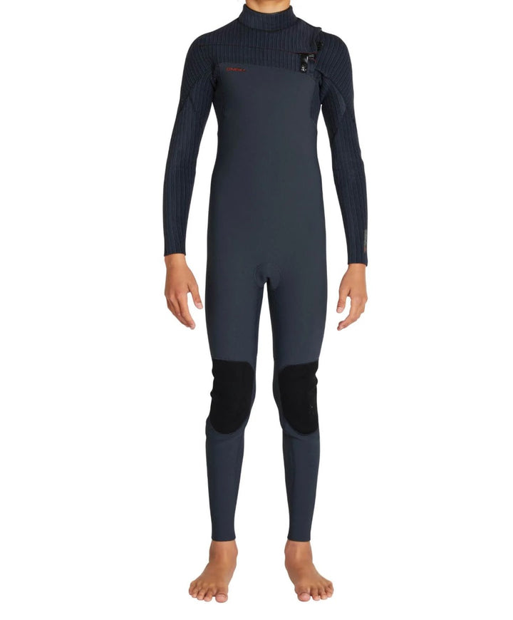 Boys HyperFire 3/2 Chest Zip Steamer Kids Wetsuit