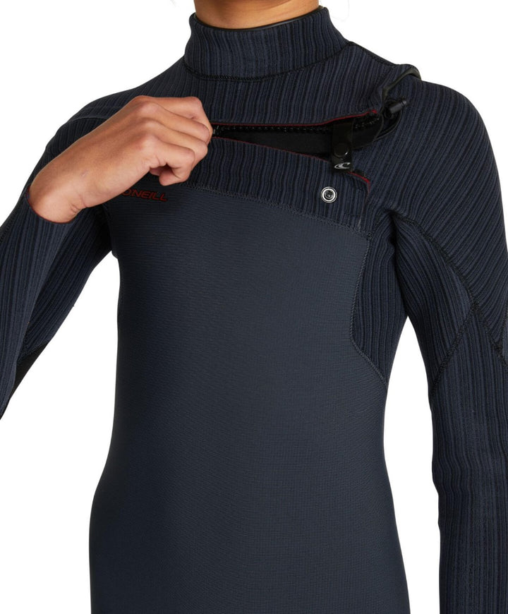 Boys HyperFire 3/2 Chest Zip Steamer Kids Wetsuit