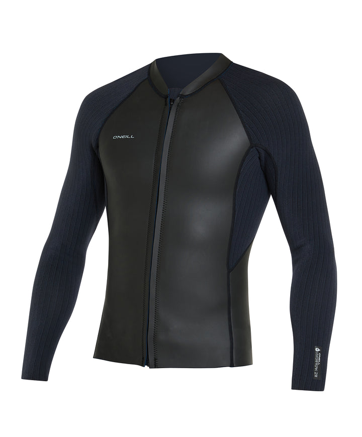 Hyperfreak 2mm Front Zip Wetsuit Jacket - Black