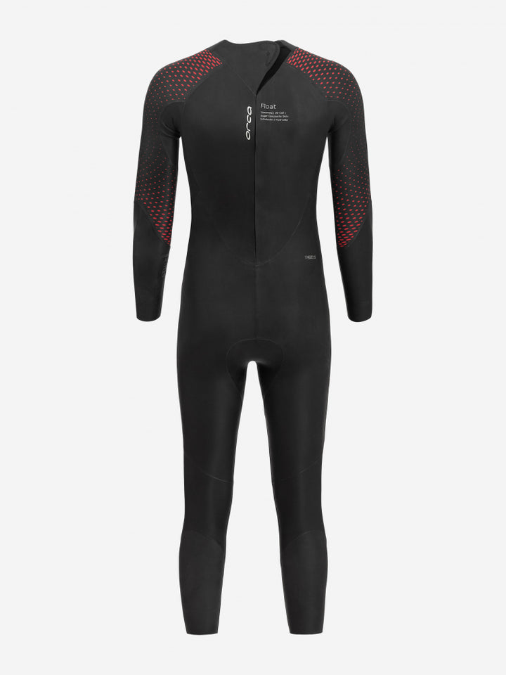 Athlex Float Mens Swimming Wetsuit - Black/Red