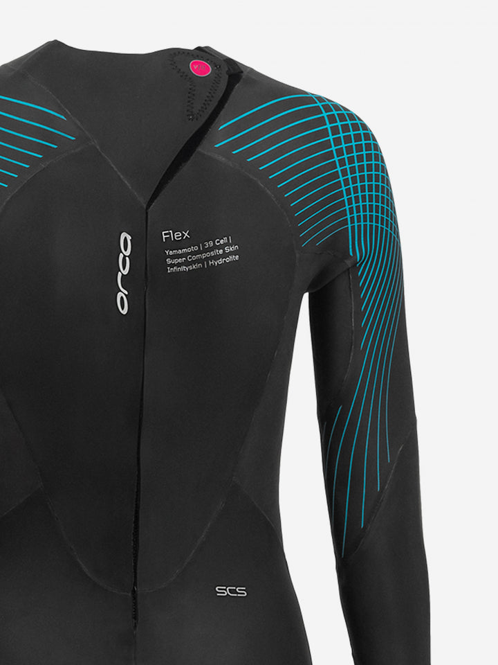 Athlex Flex Womens Swimming Wetsuit - Blue Flex