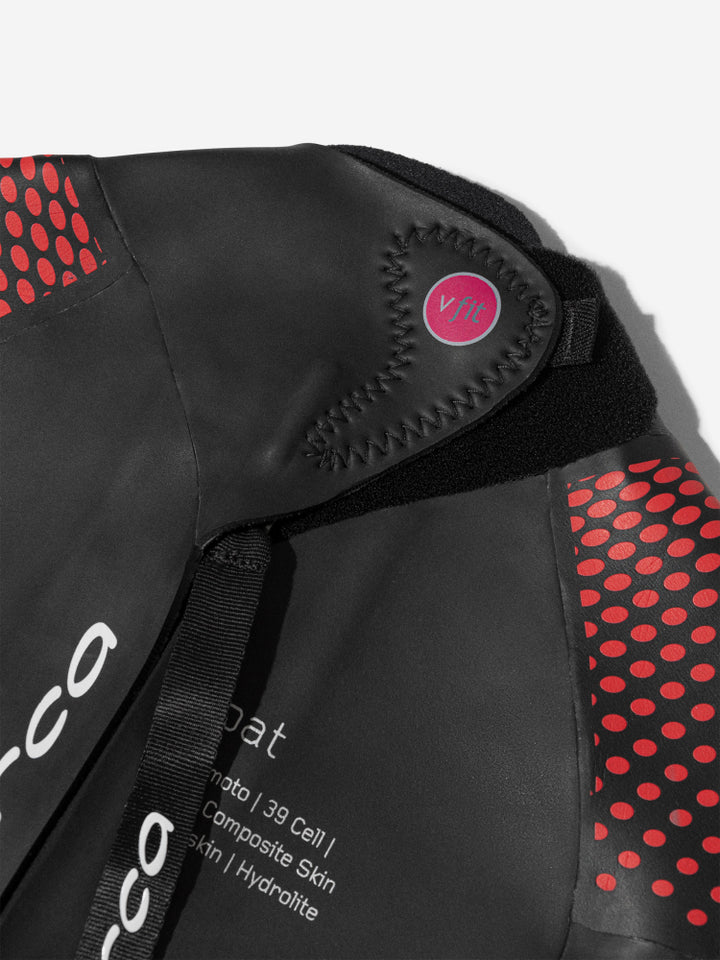 Athlex Float Womens Swimming Wetsuit - Red Buoyancy