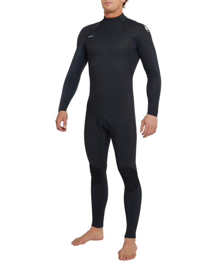 HyperFire 3/2 Back Zip Steamer Wetsuit - Black