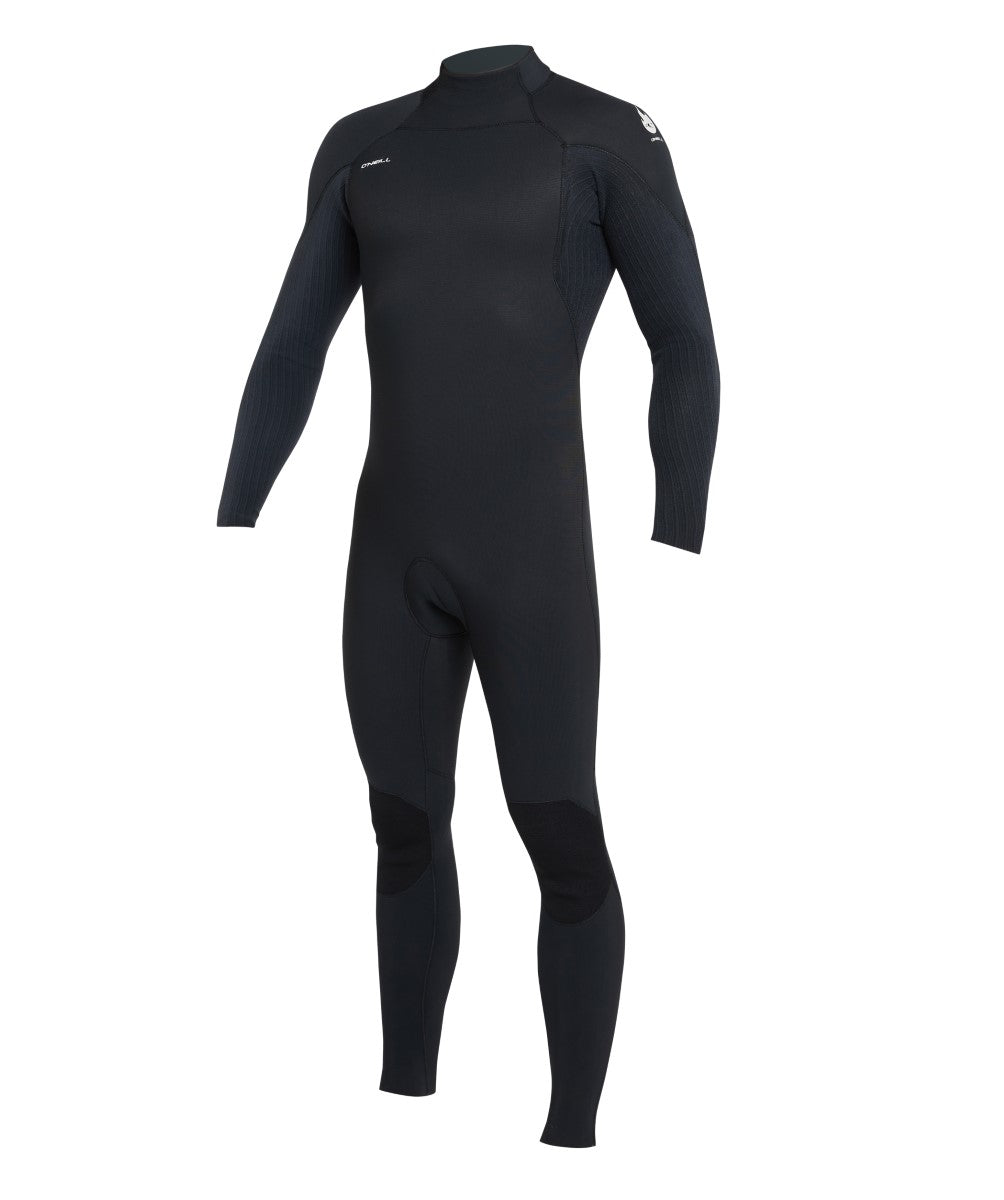 HyperFire 3/2 Back Zip Steamer Wetsuit - Black