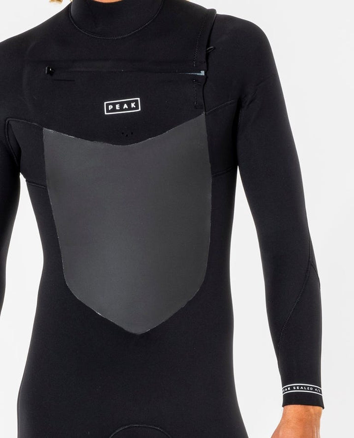 X-Dry 3/2 Chest Zip Sealed Steamer Wetsuit - Black