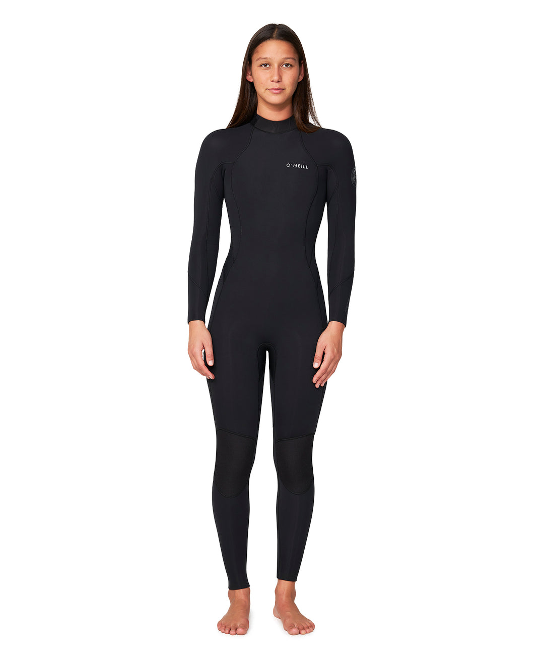 Bahia 3/2 Back Zip Steamer Womens Wetsuit - Black