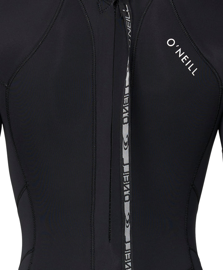 Bahia 3/2 Back Zip Steamer Womens Wetsuit - Black