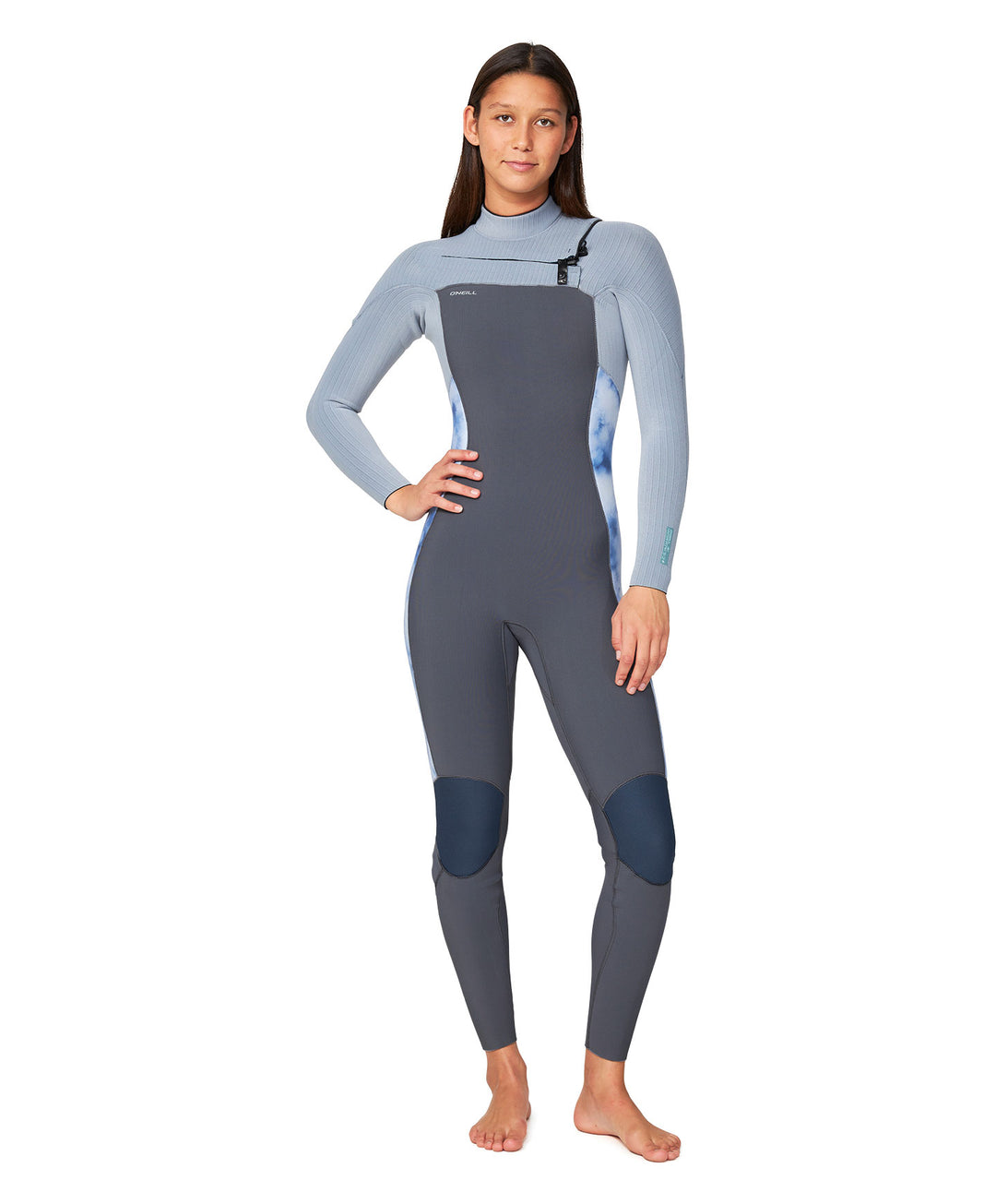 Womens HyperFreak 3/2+ Chest Zip Steamer Wetsuit - Storm Rider