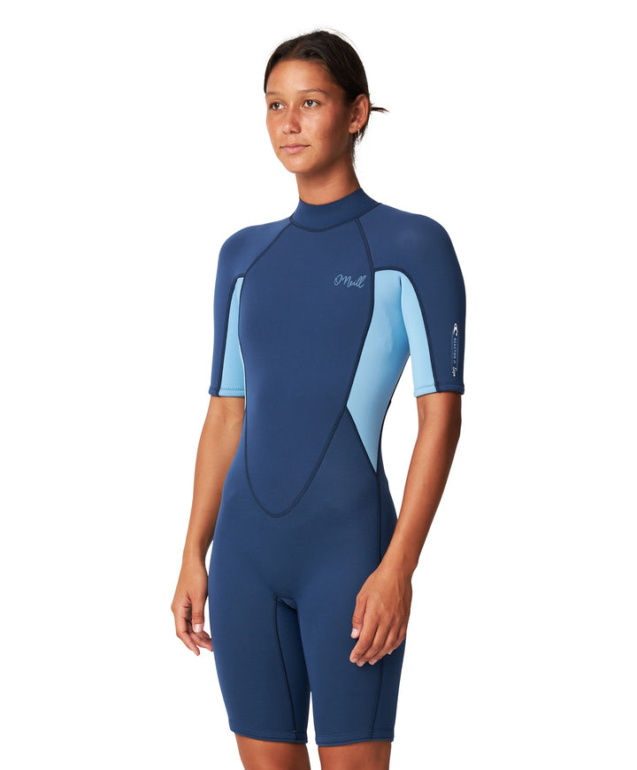 Womens Reactor II 2mm Back Zip Short Sleeve Springsuit Wetsuit