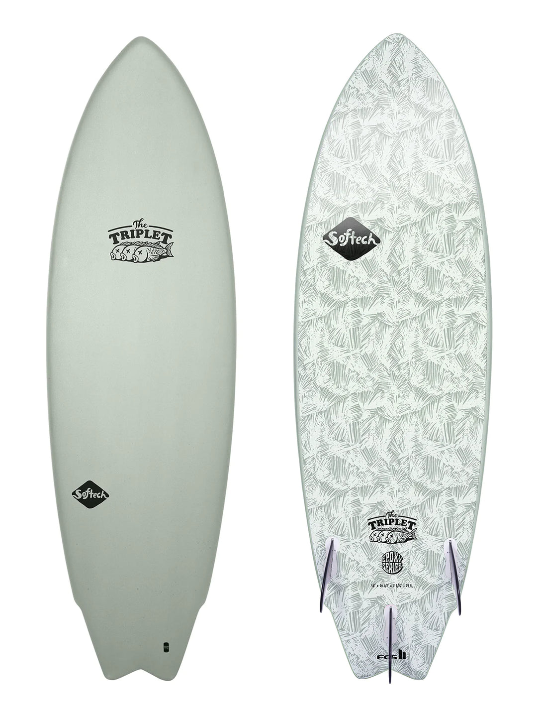 The Triplet Epoxy Softboard (2023) - Palm