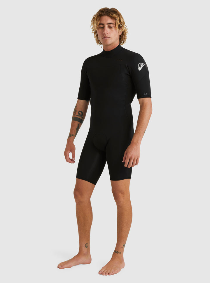 Everyday Sessions 2/2 Chest Zip Springsuit Wetsuit - Black