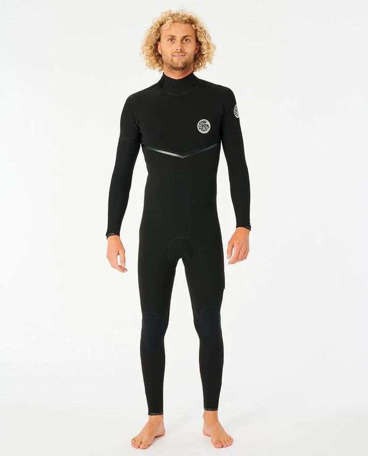 E-Bomb 3/2 Back Zip Steamer Mens Wetsuit - Black