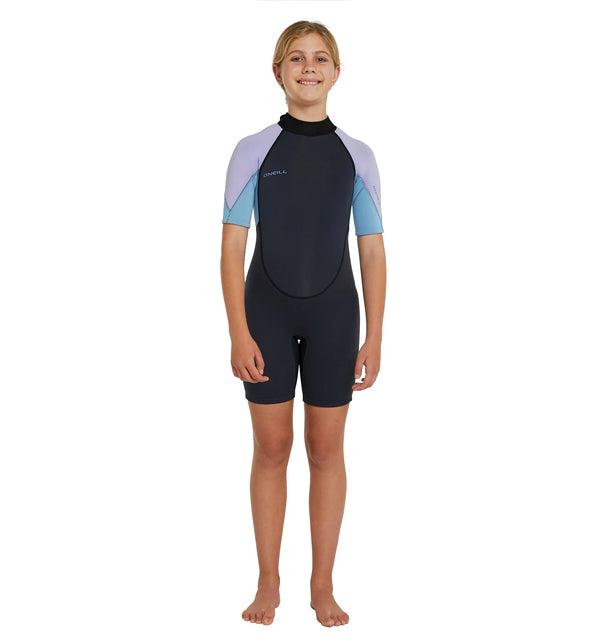 Girls Reactor II 2mm SS Springsuit KIds Wetsuit - Mist