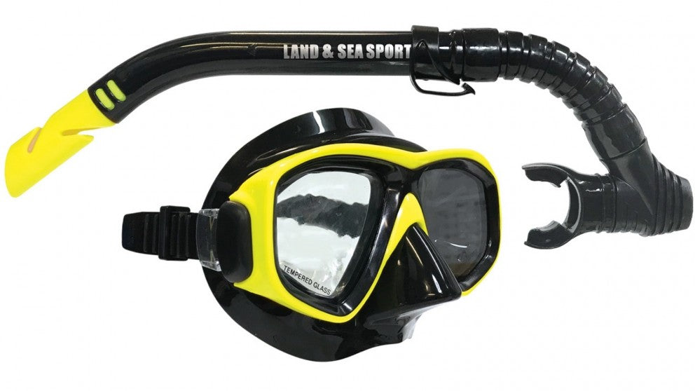 Clearwater Black Silicone Mask and Snorkel Set