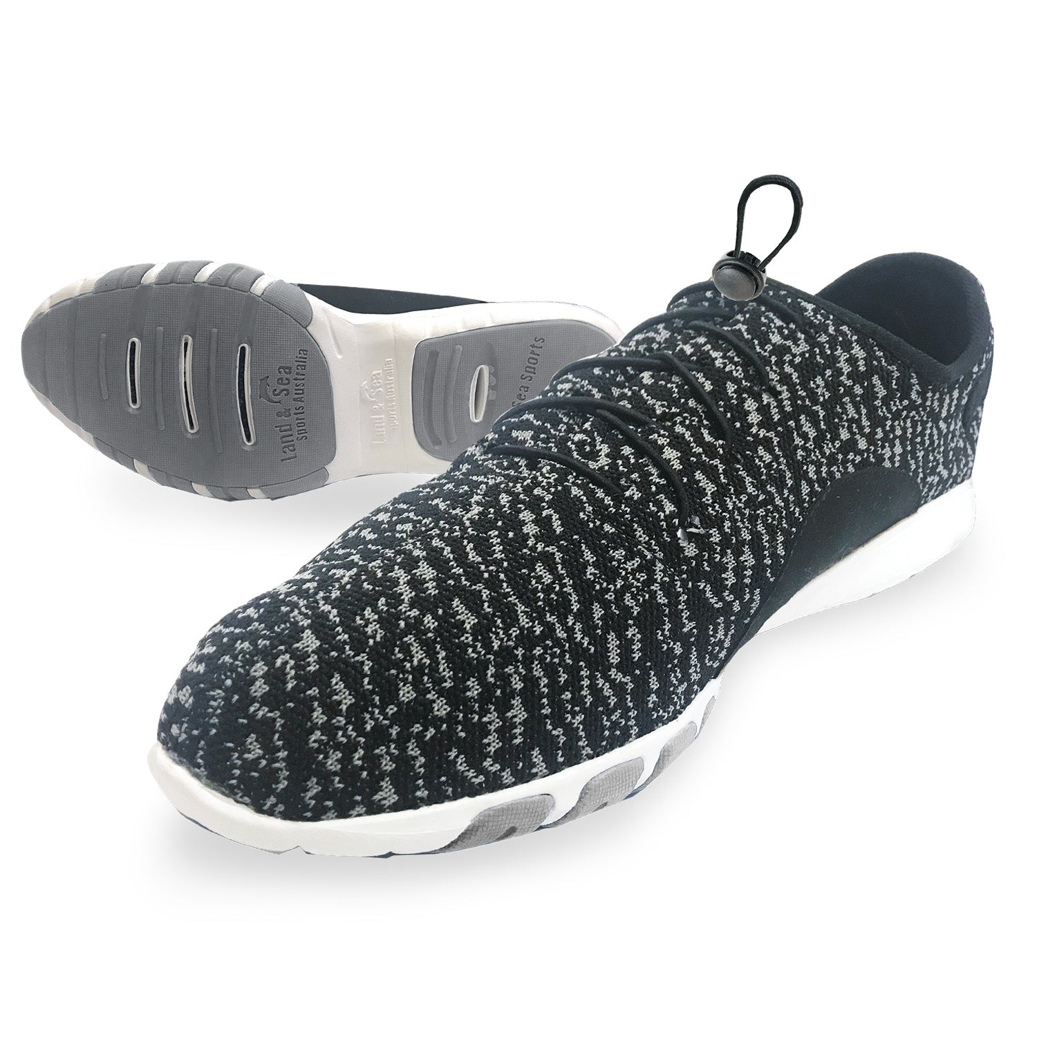 Land Sea Sports Aqualand Casual Shoe Black/Grey – Long Reef