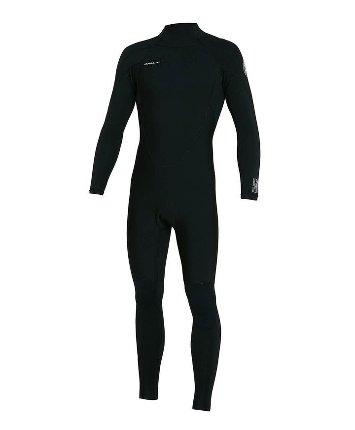 Defender 3/2 Back Zip Steamer Wetsuit - Black