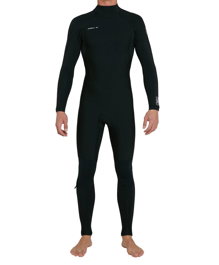 Defender 3/2 Back Zip Steamer Wetsuit - Black