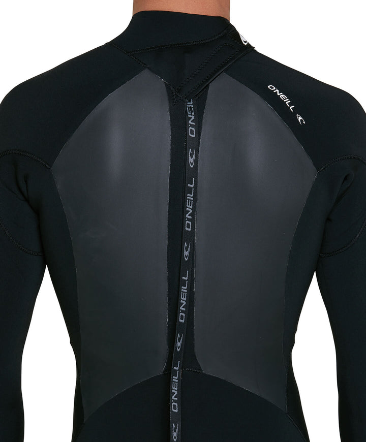 Defender 3/2 Back Zip Steamer Wetsuit - Black