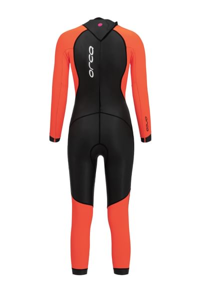 Openwater Core Hi-Vis Womens Swimming Wetsuit - Black/Orange