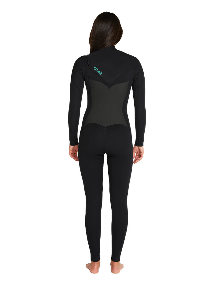 Bahia 3/2 Chest Zip Steamer Womens Wetsuit - Black
