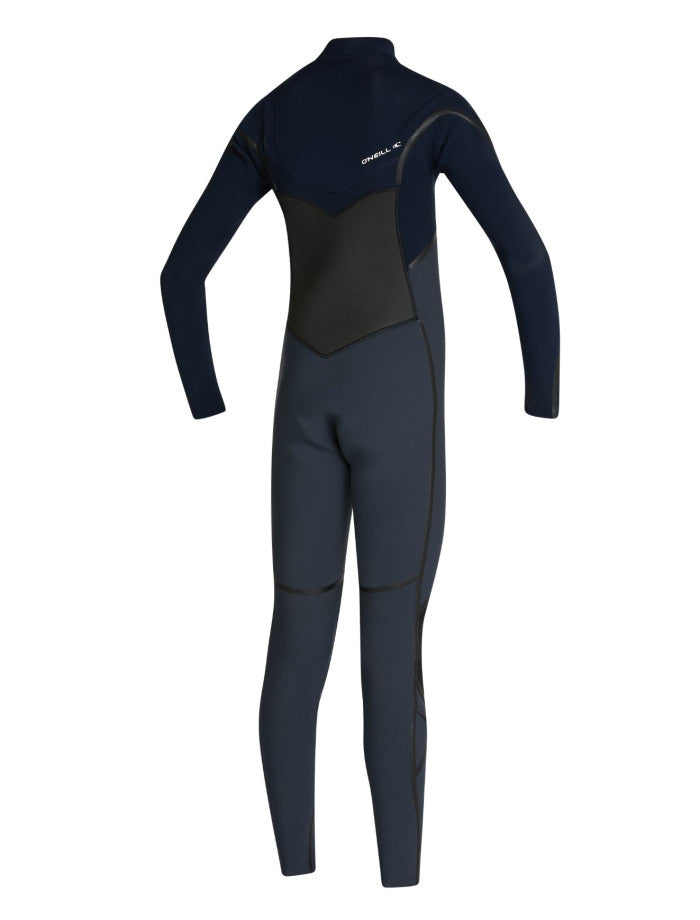 Boys Psycho Tech 3/2 Chest Zip Steamer Kids Wetsuit