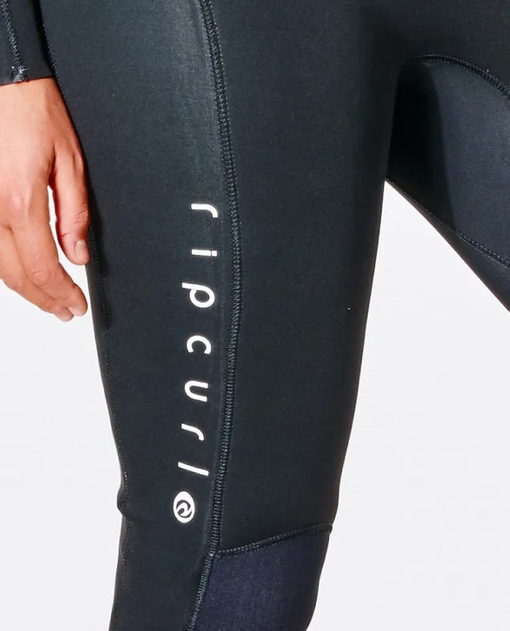 Dawn Patrol 3/2 Chest Zip Steamer Womens Wetsuit - Black