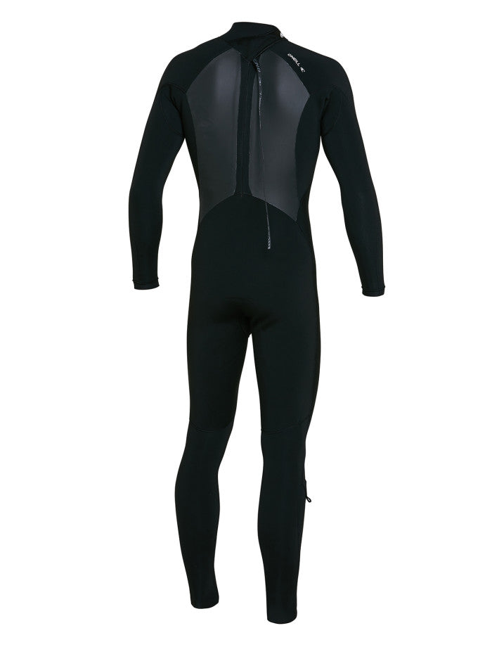 Defender 4/3 Back Zip Steamer Wetsuit - Black