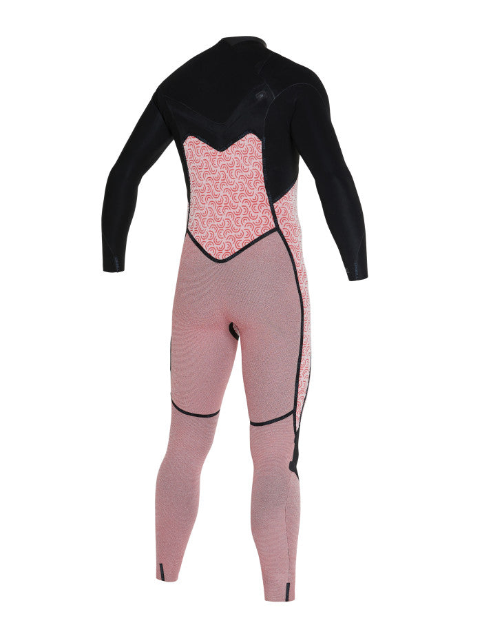 Defender 4/3 Chest Zip Steamer Wetsuit - Black
