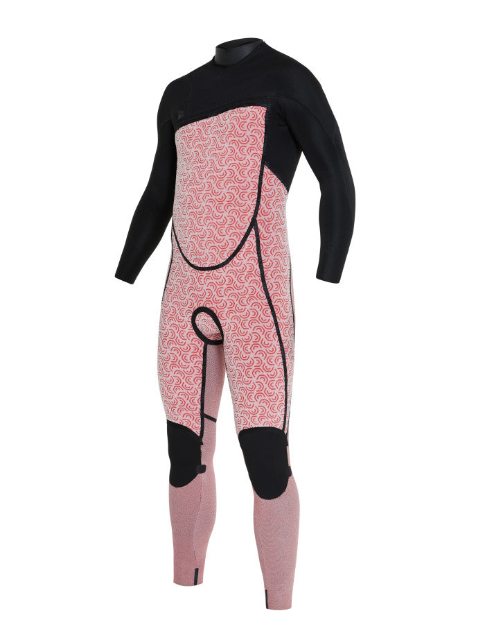 Defender 4/3 Chest Zip Steamer Wetsuit - Black