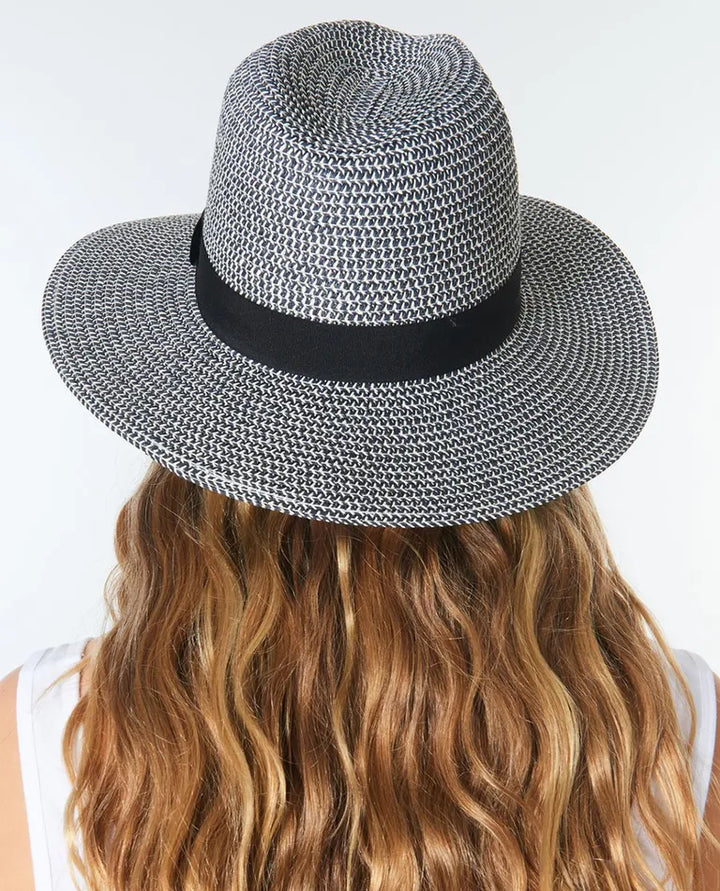 Women's Dakota Panama Hat - Navy White
