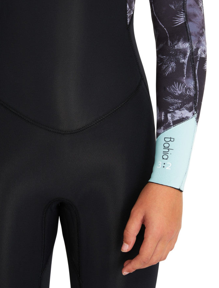 Girls Bahia 3/2 Chest Zip Steamer Kids Wetsuit - Hanalei