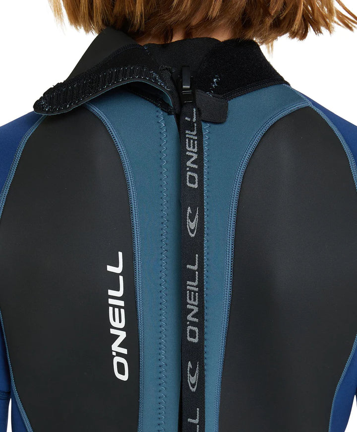 Boys Reactor II 3/ Back Zip Steamer Kids Wetsuit - Cadet