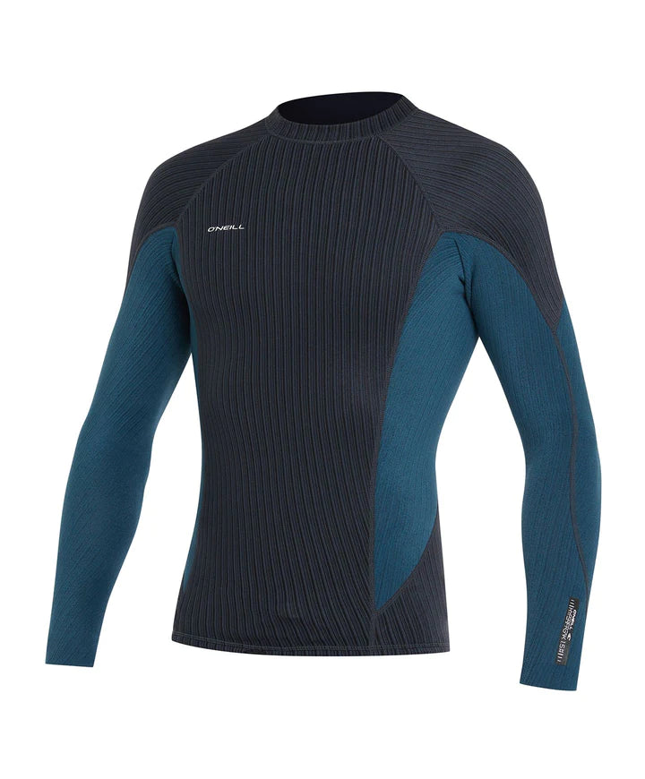Hyperfreak 1.5mm TB3X Long Sleeve Wetsuit Jacket - Gunmetal/Cadet