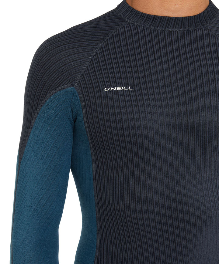 Hyperfreak 1.5mm TB3X Long Sleeve Wetsuit Jacket - Gunmetal/Cadet
