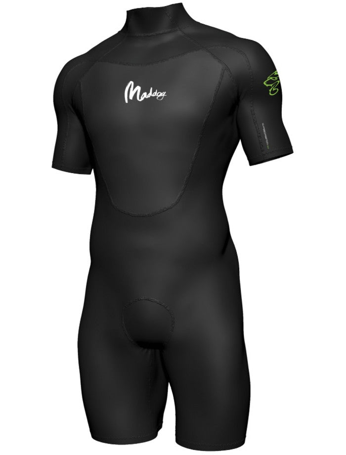 Mens 2mm Springsuit Wetsuit - Black