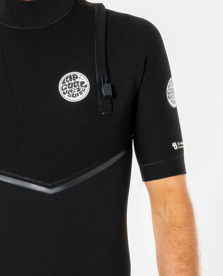 E-Bomb Zip Free 2/2 Short Sleeve Steamer Mens Wetsuit - Black