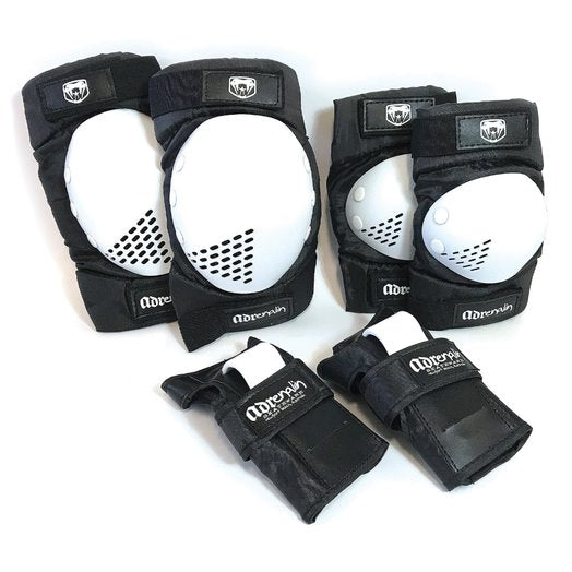 Adult 6 Piece Skate & Scooter Protection Pack - White