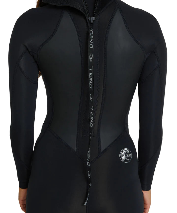 Cruise 2mm Long Sleeve Springsuit Womens Wetsuit - Black