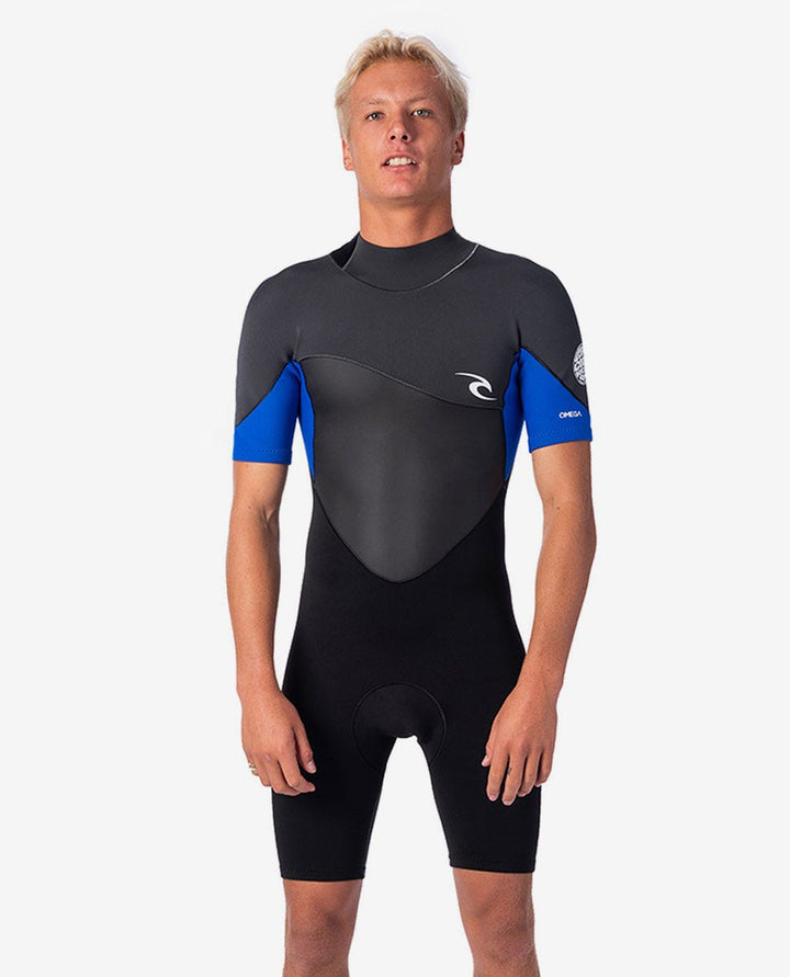 Omega 1.5mm SS Springsuit Mens Wetsuit - Blue