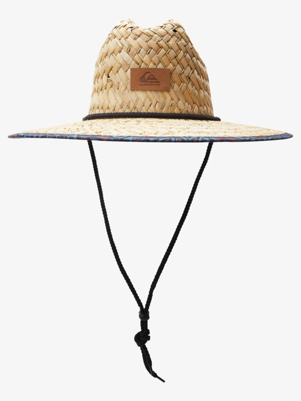 Outsider Straw Lifeguard Hat - Provencial Blue Saturn