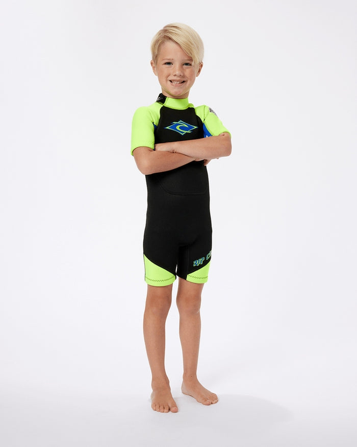 Groms Omega 1.5mm Back Zip Springsuit Kids Wetsuit