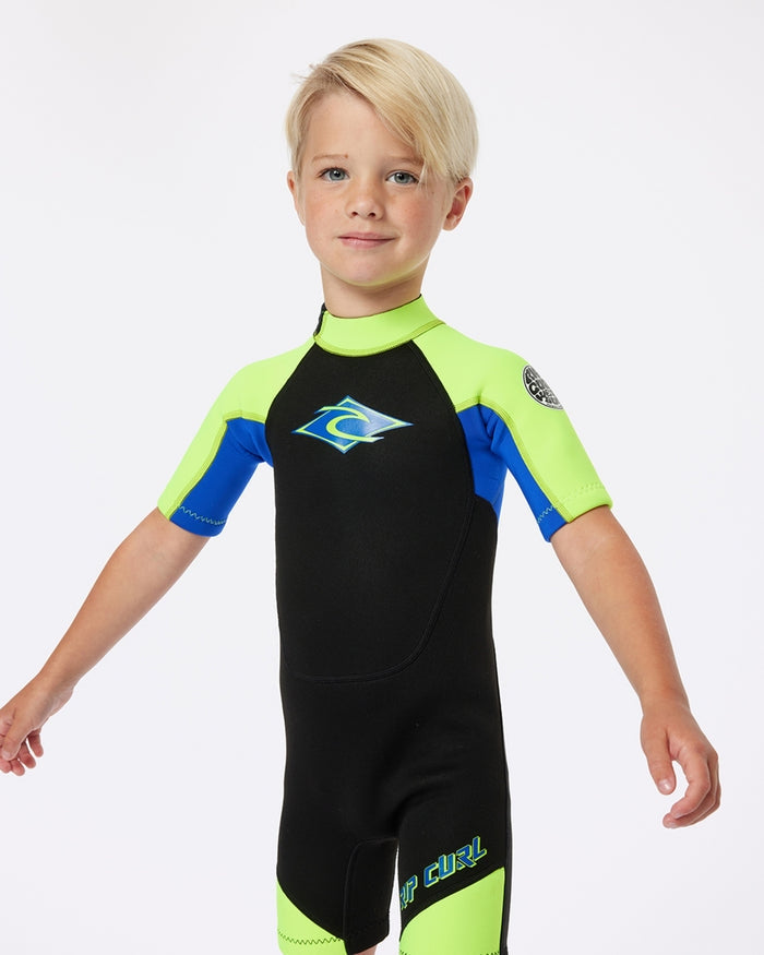 Groms Omega 1.5mm Back Zip Springsuit Kids Wetsuit