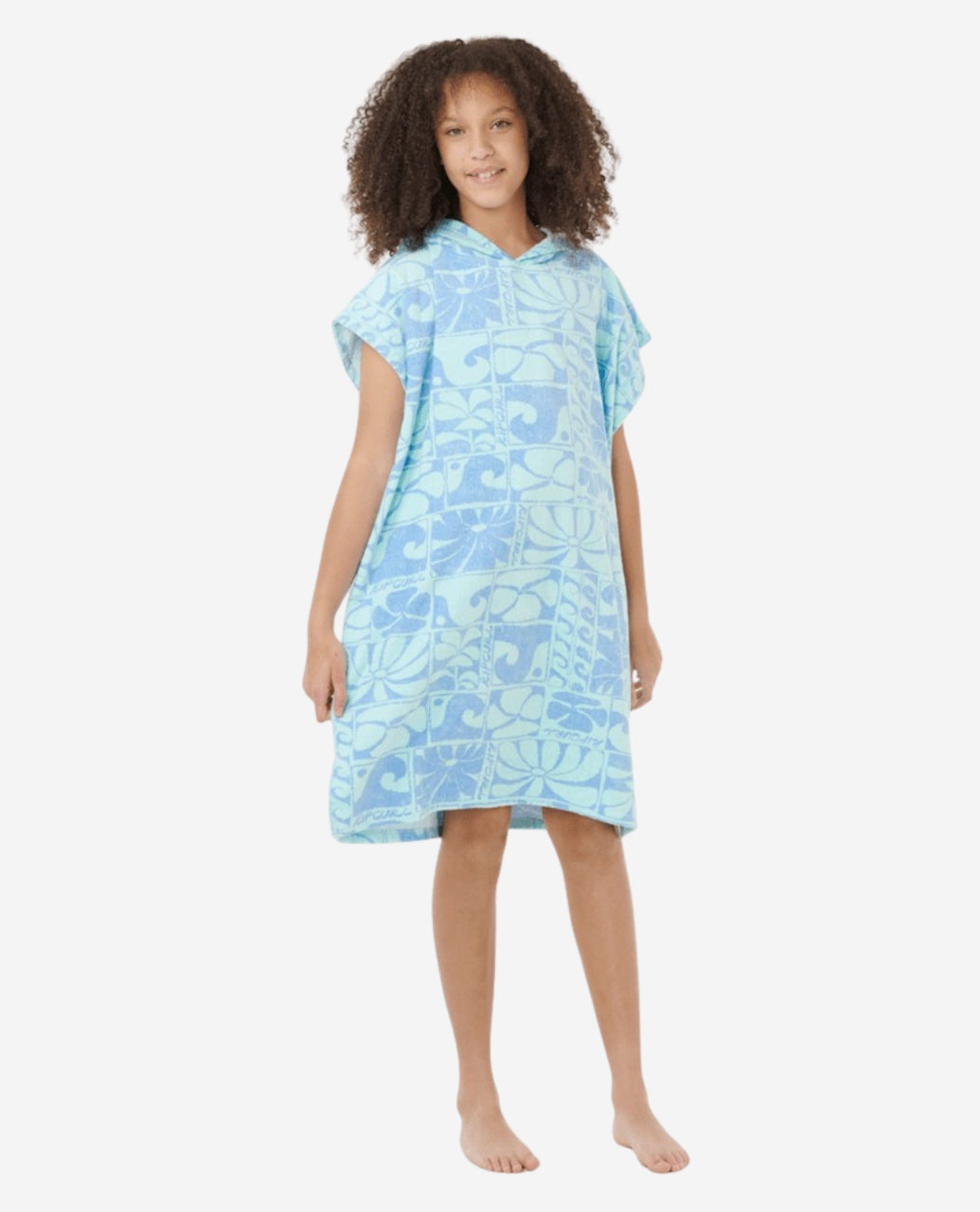 Girls Mixed Cotton Kids Hooded Towel