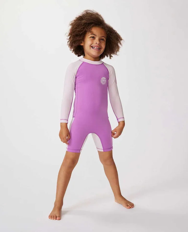 Icons UV Brushed Surf Suit - Neon Purple