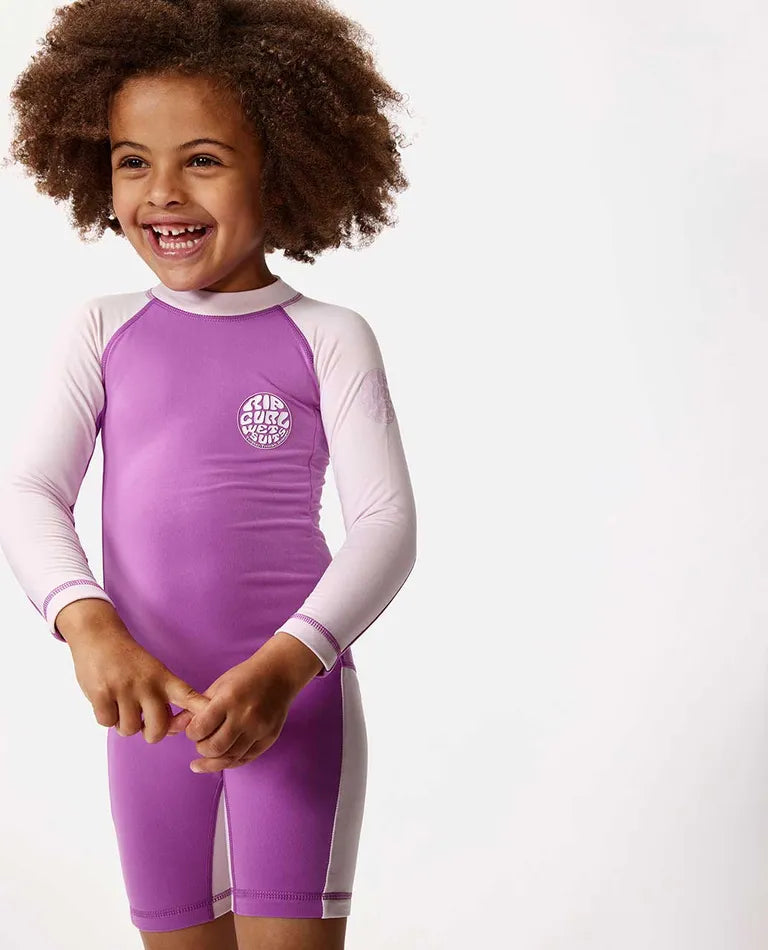 Icons UV Brushed Surf Suit - Neon Purple