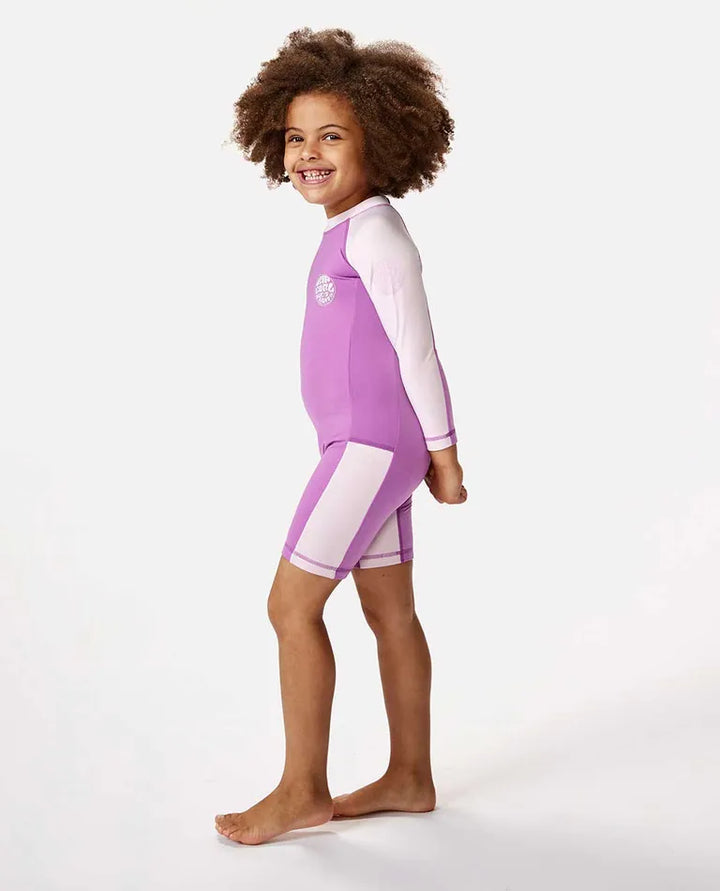 Icons UV Brushed Surf Suit - Neon Purple