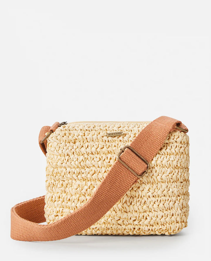 Womens Essentials Straw Crossbody Bag