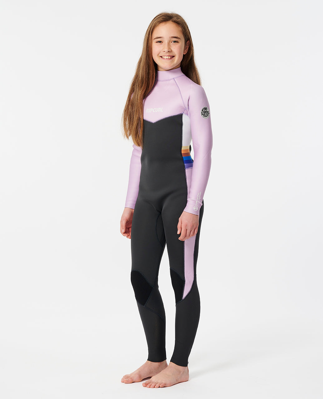 Girls Dawn Patrol 3/2 Back Zip Steamer Kids Wetsuit