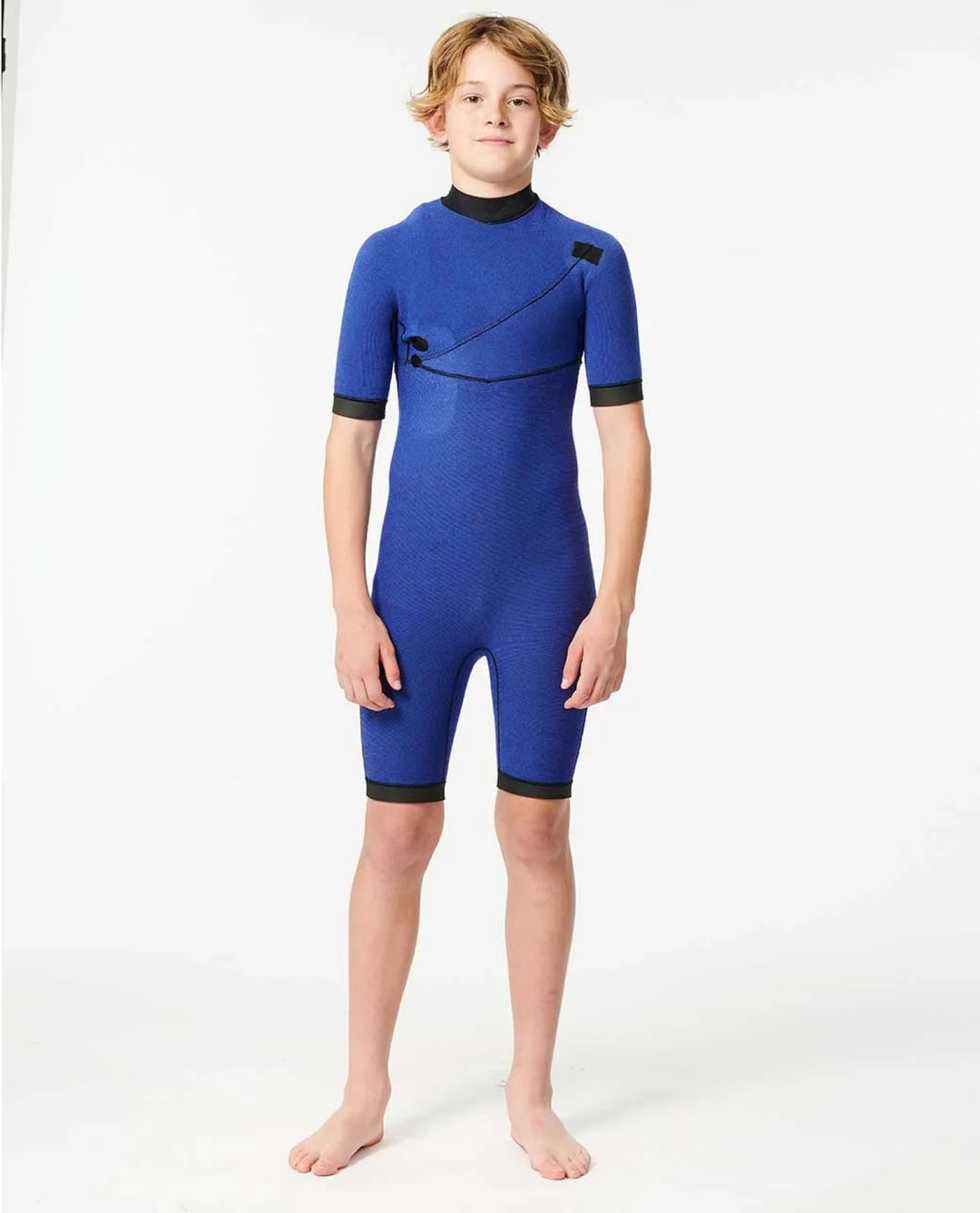 Junior E-Bomb 2mm Zip Free Springsuit Kids Wetsuit - Black